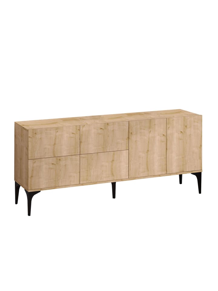 Sideboard LAIKA in Helles - (W)180  x (H)80  x (L)40 cm