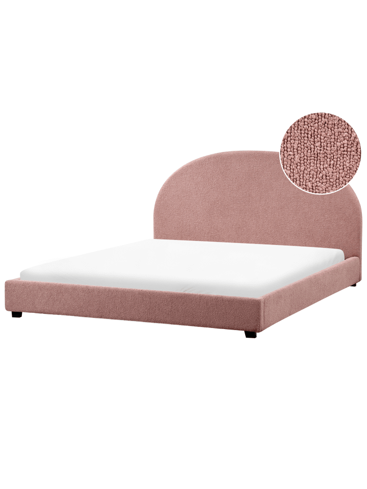 10-tlg Doppelbett VAUCLUSE in Rosa