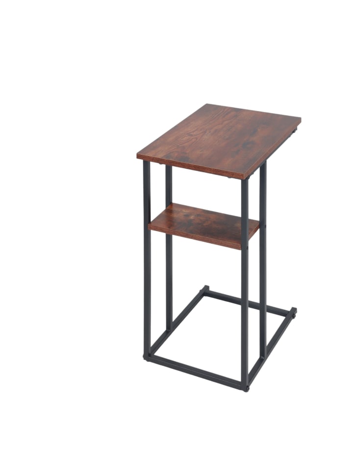 Beistelltisch in Braun/Schwarz - (B)40 x (H)60 x (T)30 cm
