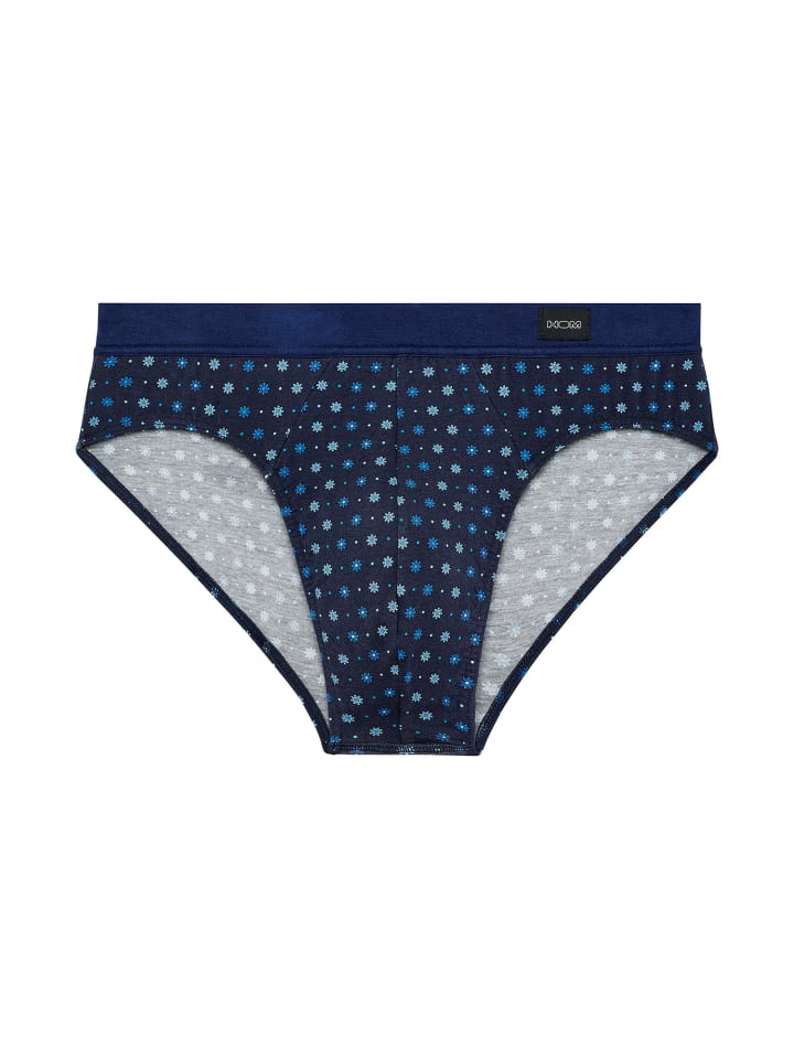 Slip Bo in navy print