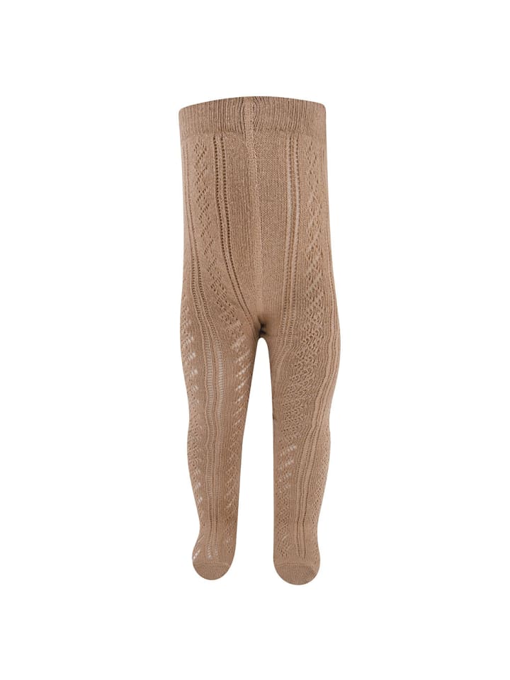 Strumpfhose Traforato in camel