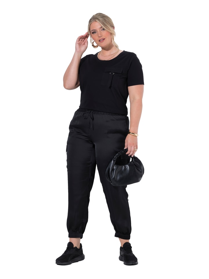 Cargohose in schwarz
