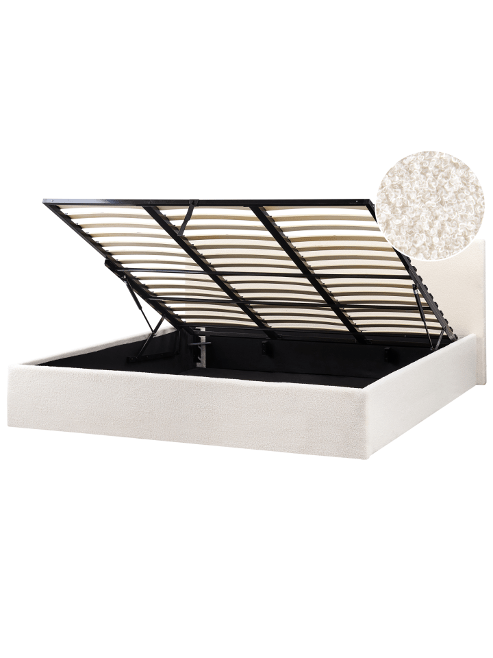 2-tlg Doppelbett ORBEY in Weiß