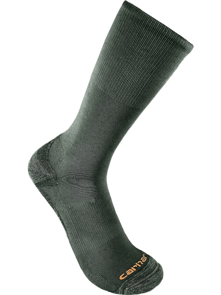 Socke "Midweight Cotton-Zellulosefaser, Comfort Crew Sock 3 Pack" in Grau