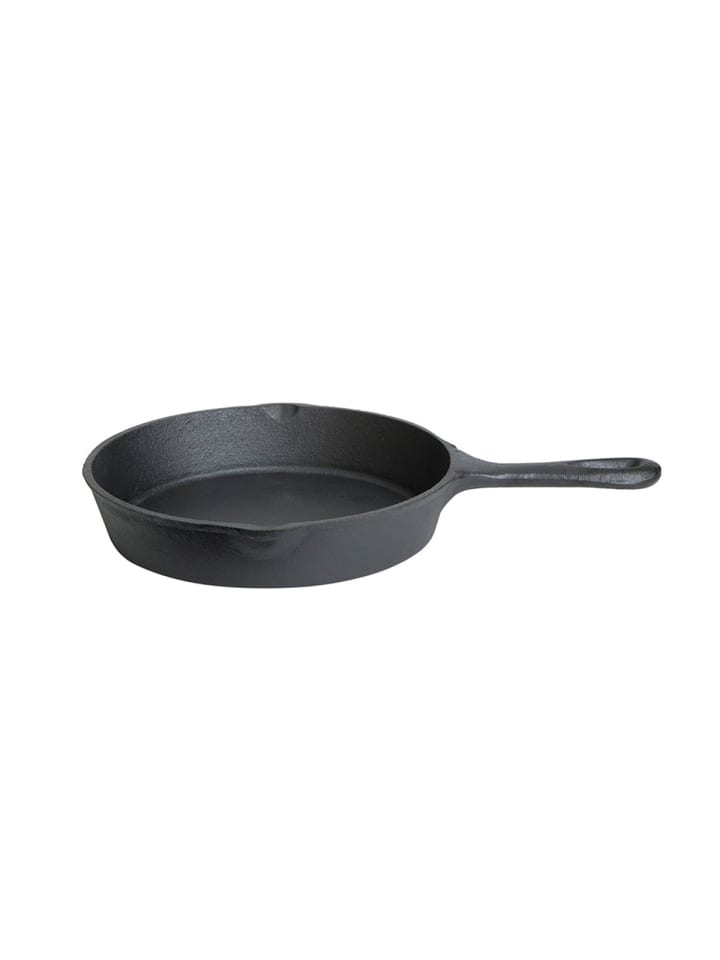 Grillpfanne Gusseisen in schwarz - D: 20cm
