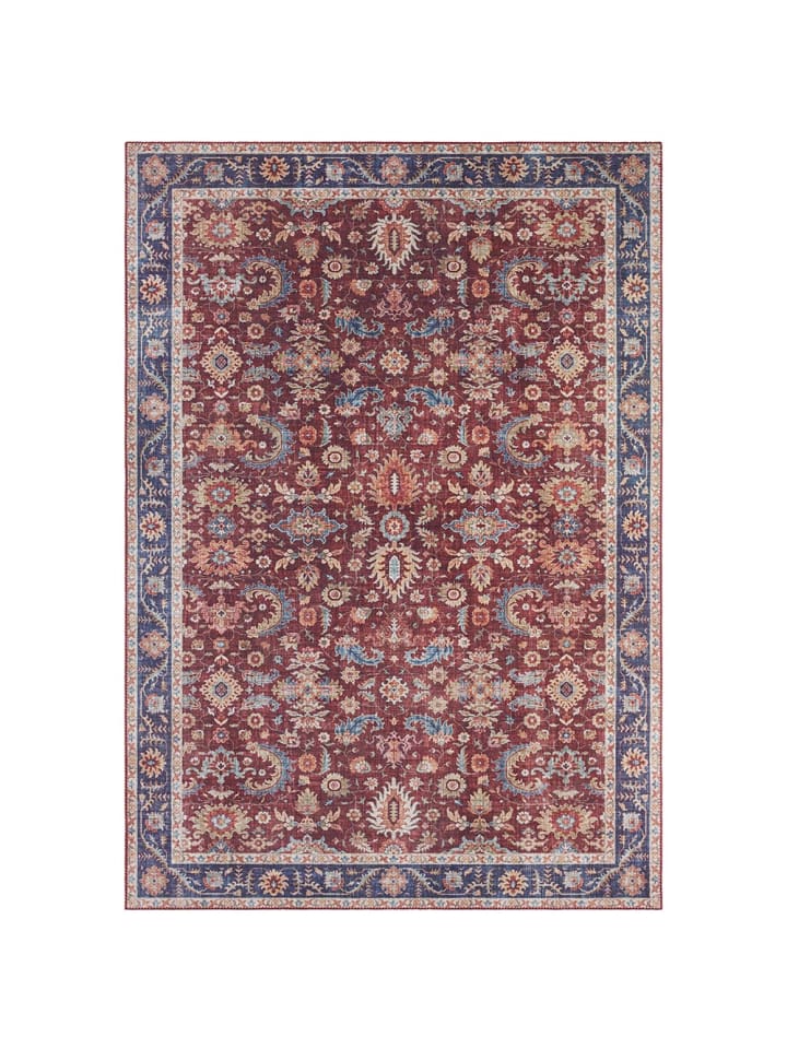 Vintage Teppich Vivana in Bordeauxrot