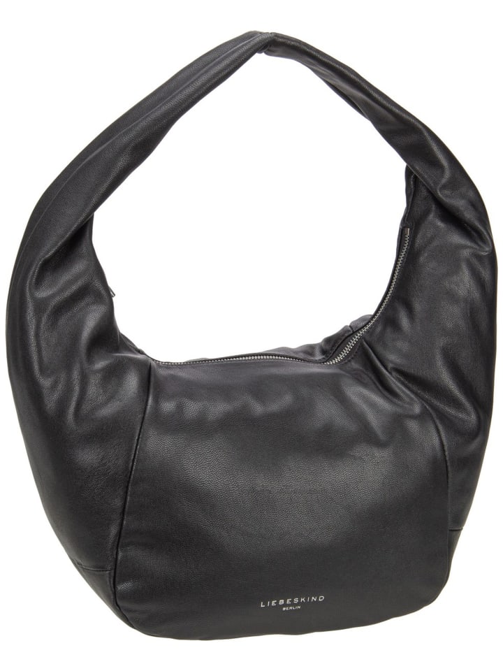Handtasche Farrah Hobo M Vintage Goat in Black