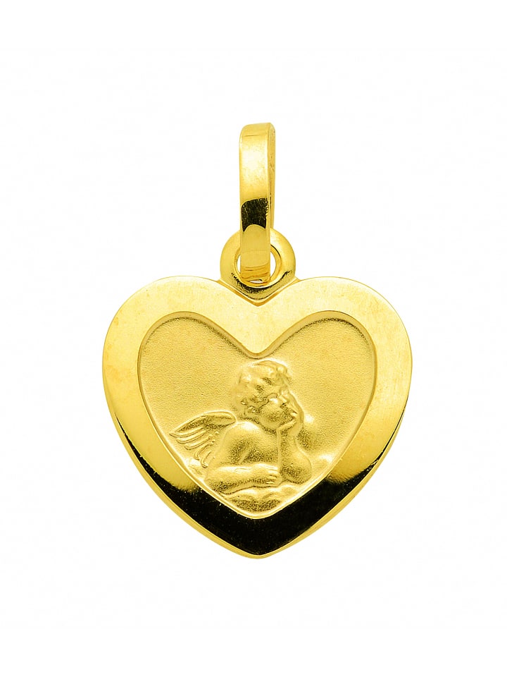 Damen 585 Gold Anhänger Amor in gold