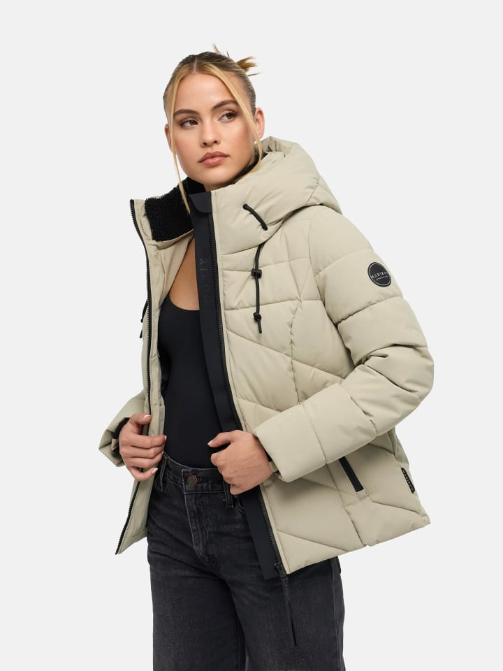 Winterjacke Naanda XVI in Pebble Grey