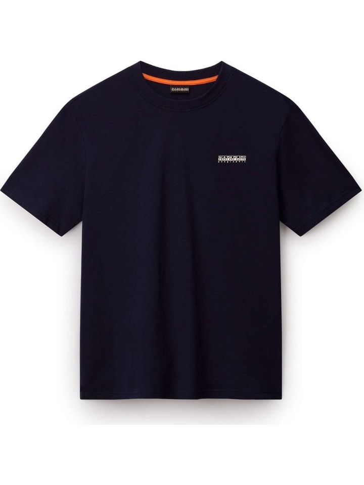 T-Shirt "S-Small Box Ss" in Blau