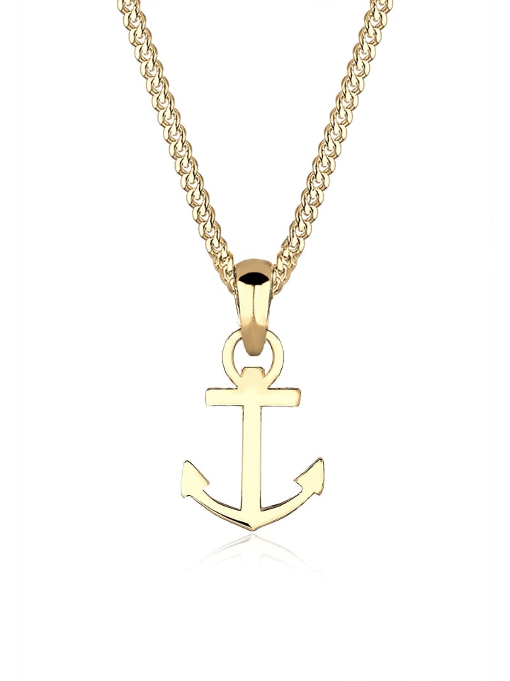 Halskette 585 Gelbgold Anker in Gold