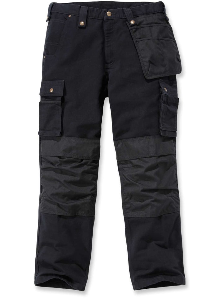 Arbeitshose "M. Pocket Washed 101837" in Schwarz