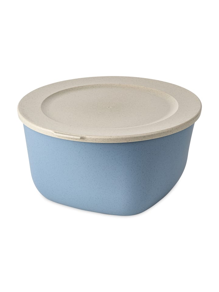 CONNECT BOX 4 - Box mit Deckel 4l in nature flower blue