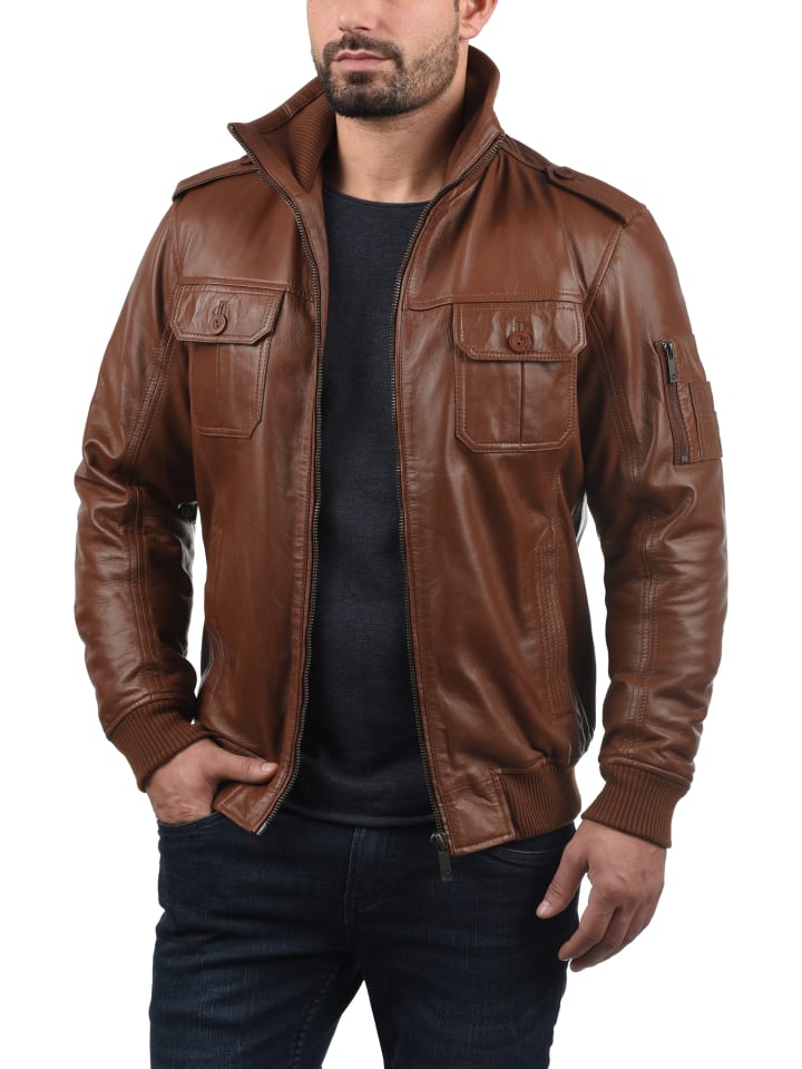 Lederjacke SDFamash in Braun