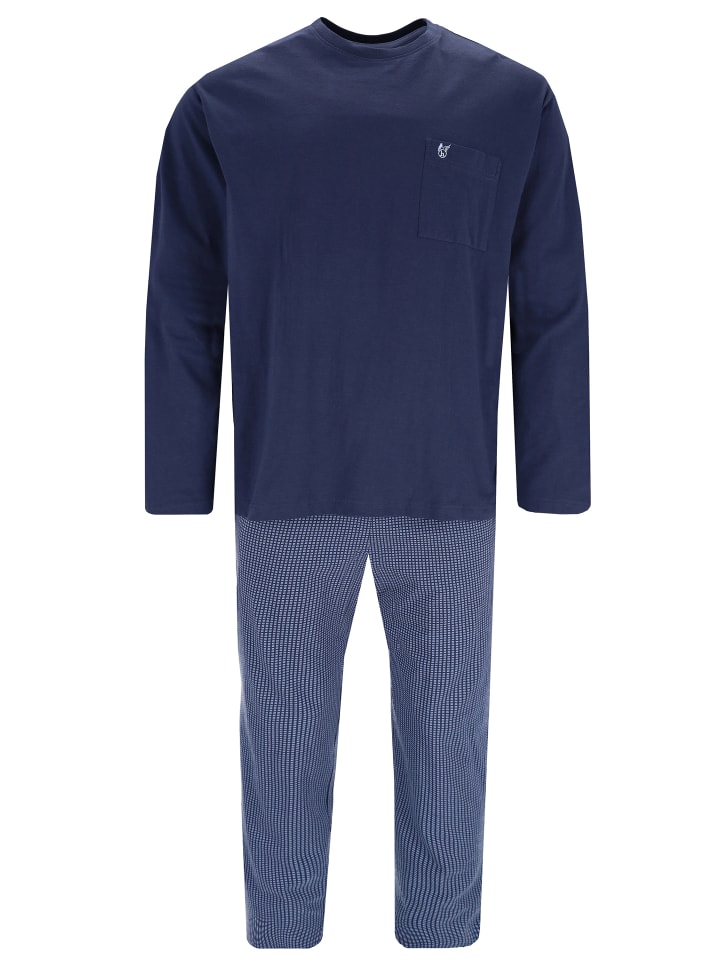 Schlafanzug Premium Cotton in Marine
