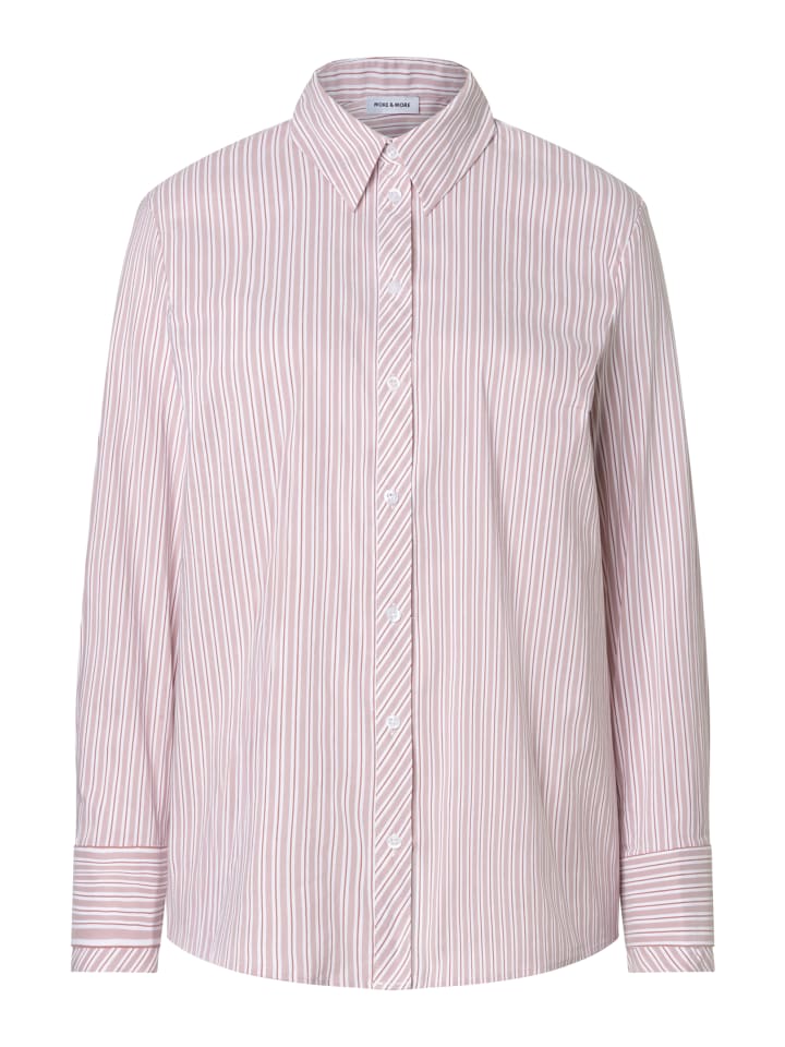 klassische, feine Streifenbluse in stripes