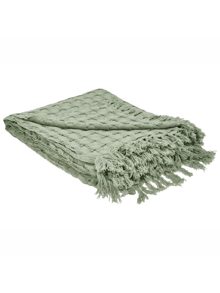 Tagesdecke BERE in Grün - (W) 200 x (H) 1 x (L) 220 cm