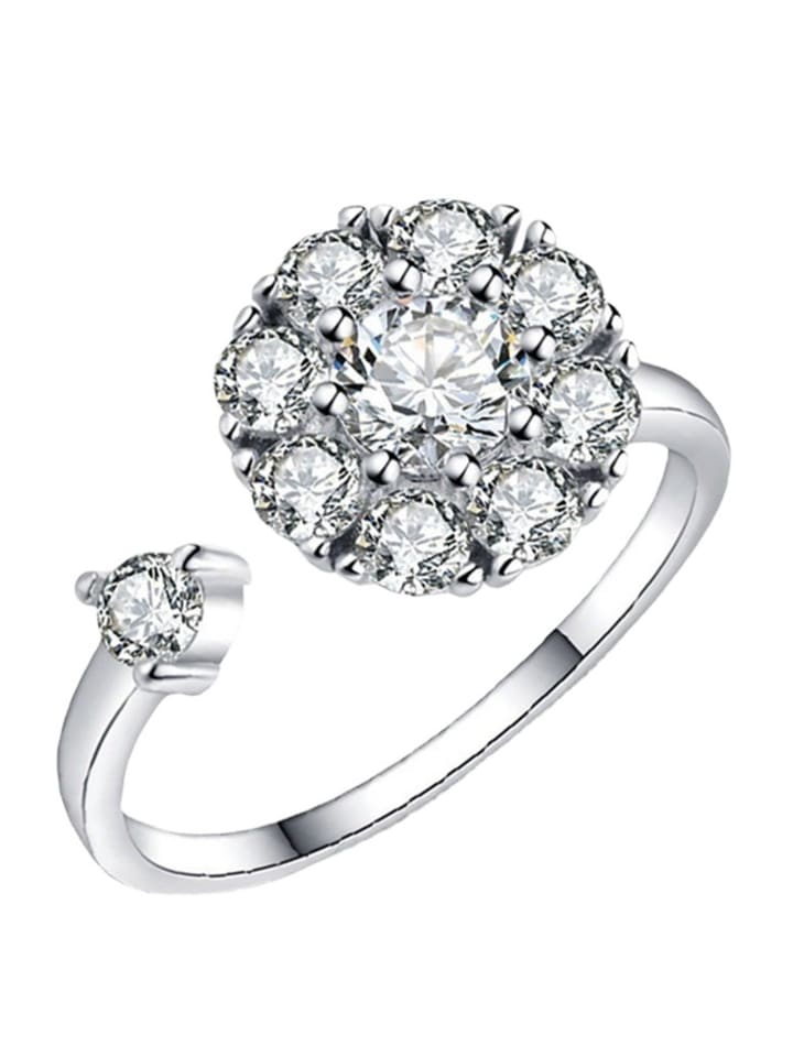 Ring " Kristall " in silbern