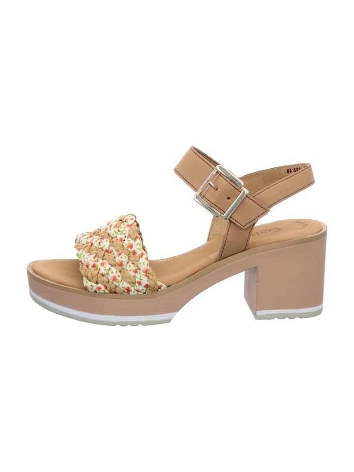 Plateau Sandaletten in Beige