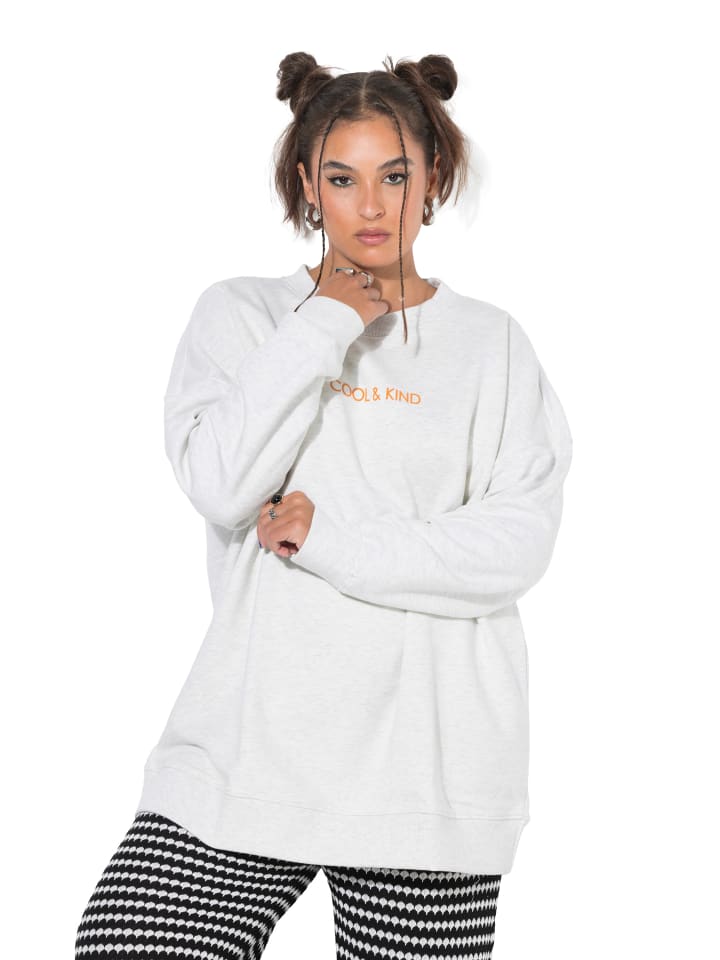 Sweatshirt in natur melange