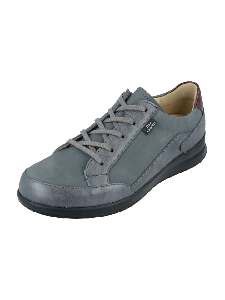 Komfort Schnürschuhe in Grau