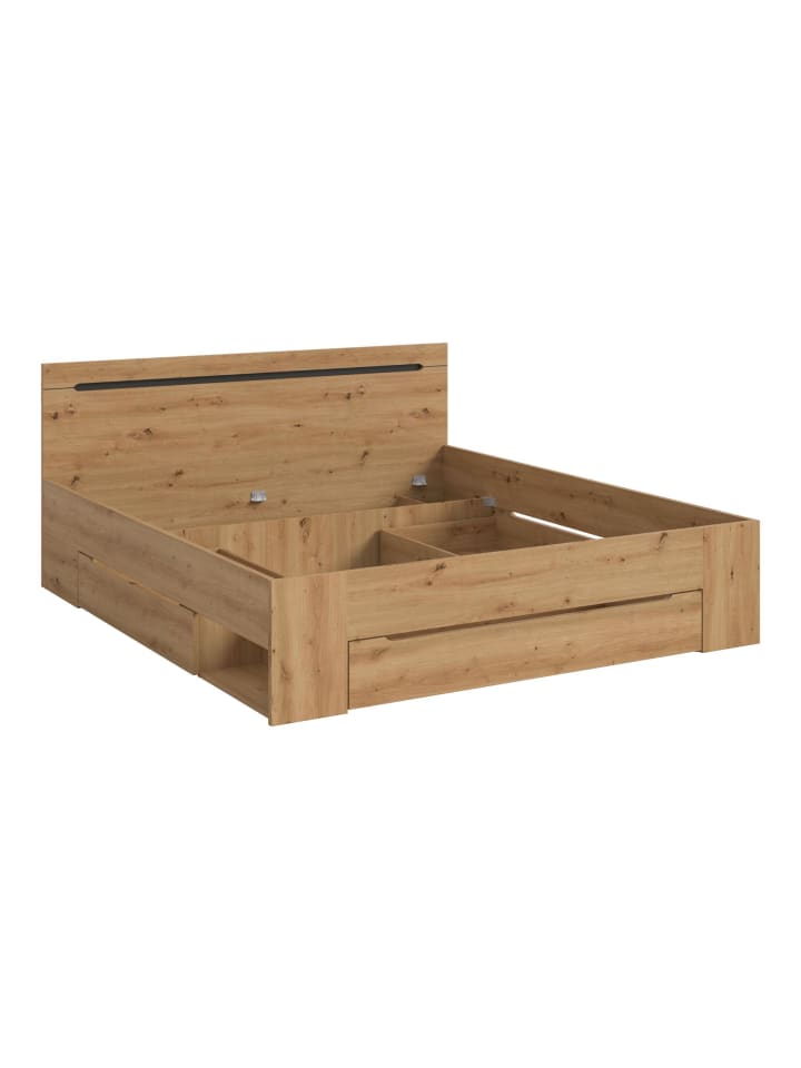 Bett Canu Eiche 184 x 205 cm