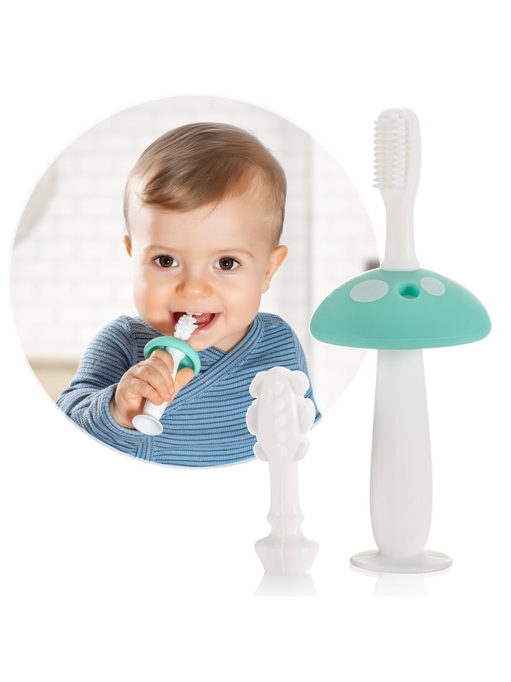 BabyCare Zahnputz-Trainer in Weiß ab 6 Monate