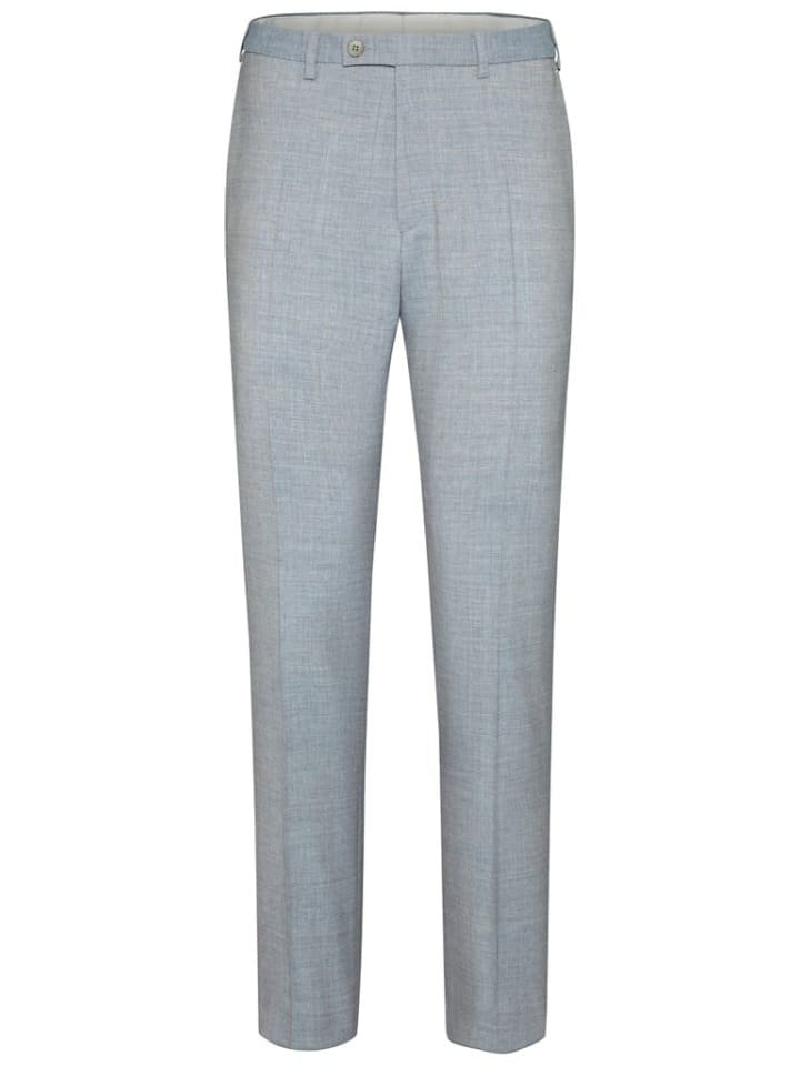 Bundfaltenhose für Herren in blau