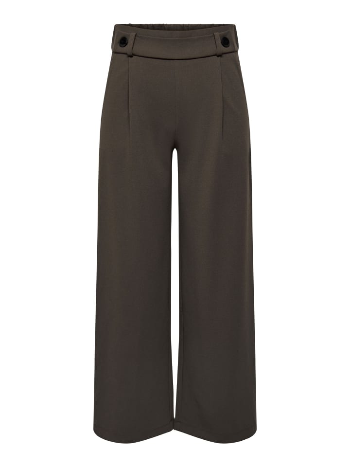 Hose mit weitem Beinschnitt in Chocolate Brown 1