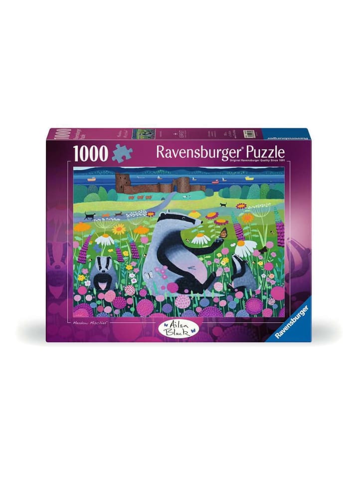 Ravensburger Puzzle 1.000 Teile Wiesenfreunde in bunt