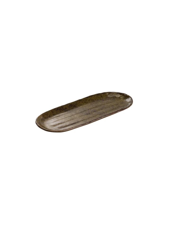 Tablett / Sushiboard UMI in braun - 28,5 x 11,5 cm, H: 2 cm