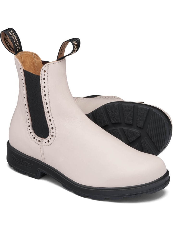 White blundstones hot sale