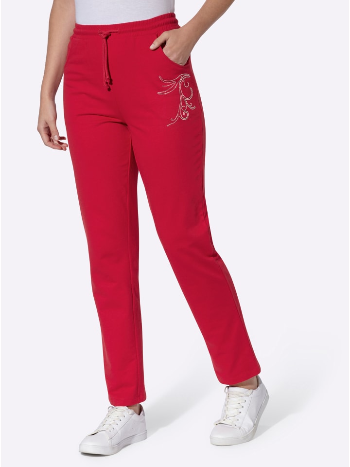 Freizeithose in rot