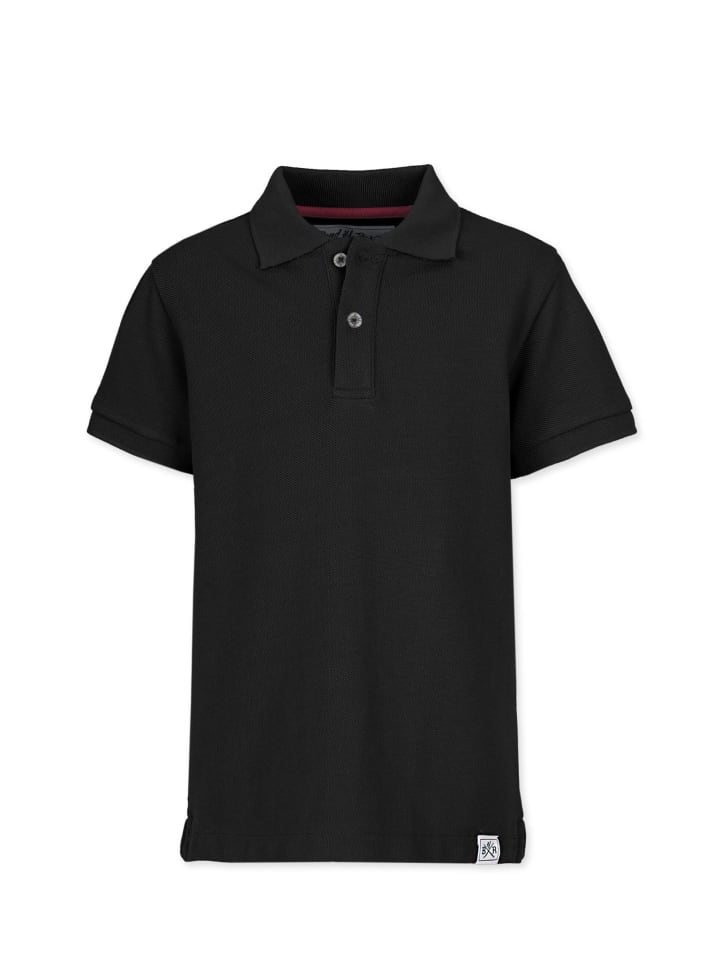 Shirt " Basic Polo " in schwarz