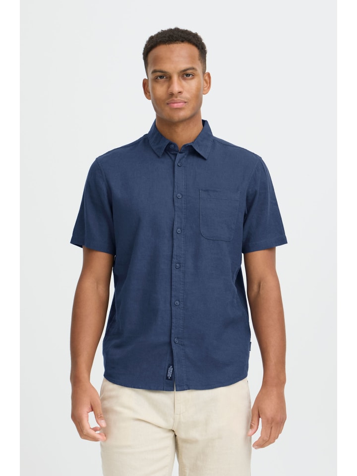 Leinenhemd BHLins in Blau