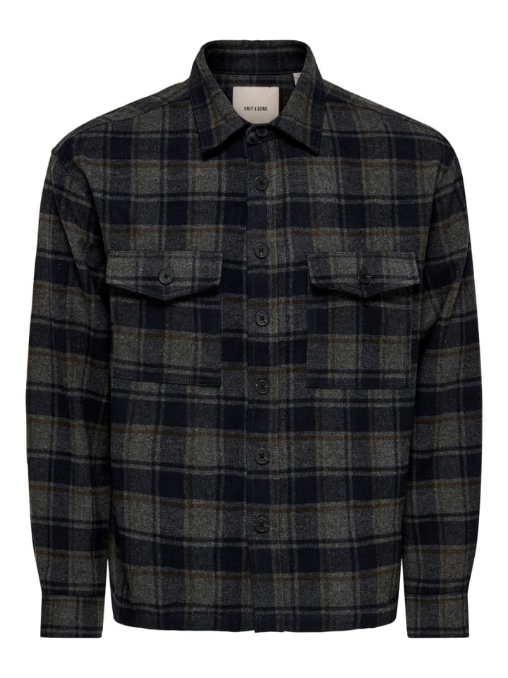 Hemd ONSESKE CHECKED OVERSHIRT in Mehrfarbig
