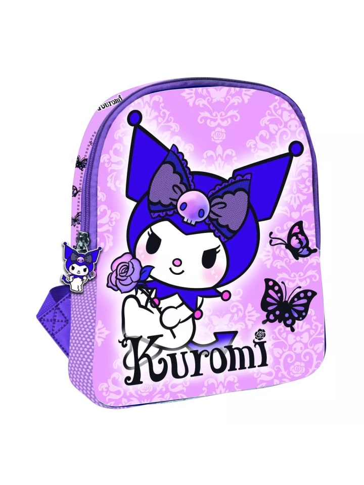 Kuromi Kinderrucksack in strahlendem Lila 30 cm