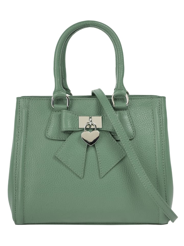 Handtasche Solcuore echt Leder in grün