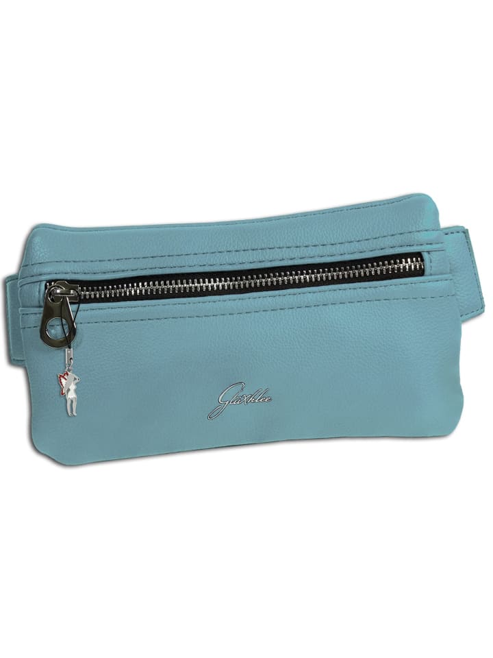 Glüxklee Gürteltasche Kunstleder softblau ca. 20,5cm