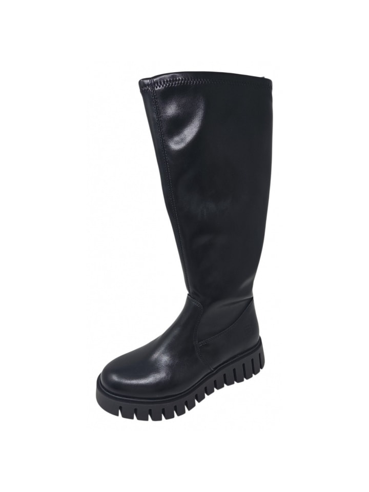 Schaftstiefel in Schwarz