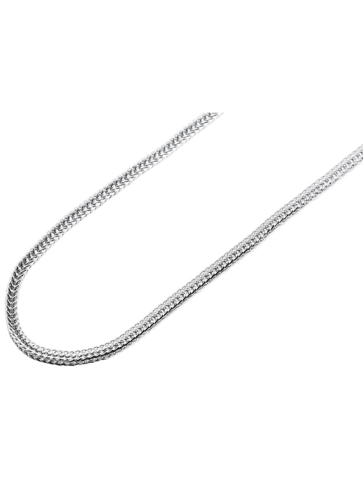 Damen Halskette aus Edelstahl 60+5 in silber