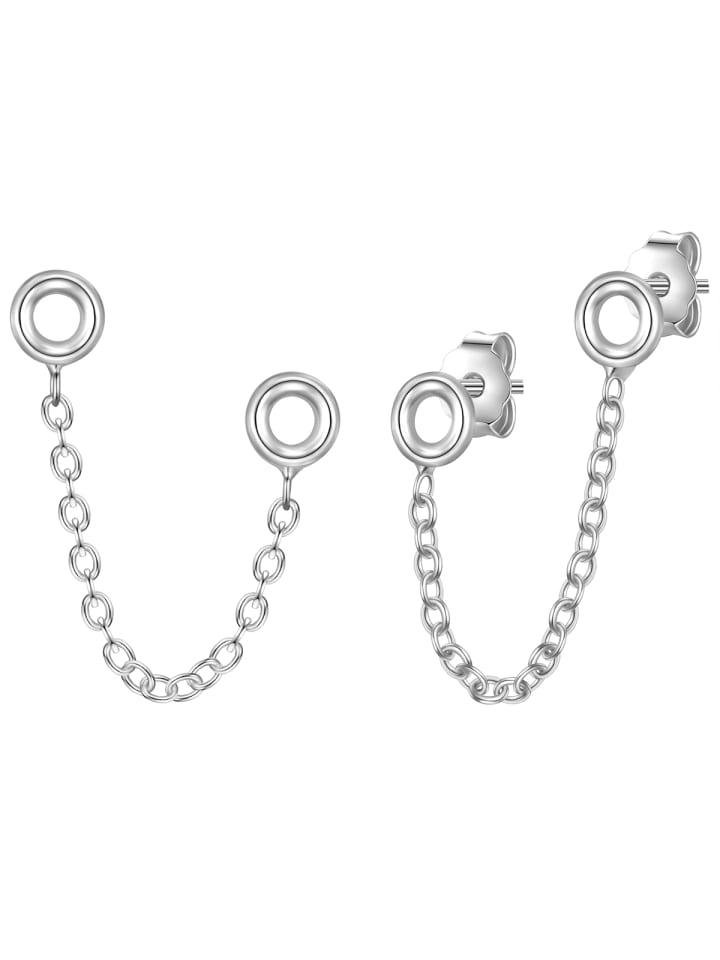 Ohrstecker aus Sterling Silber in silber