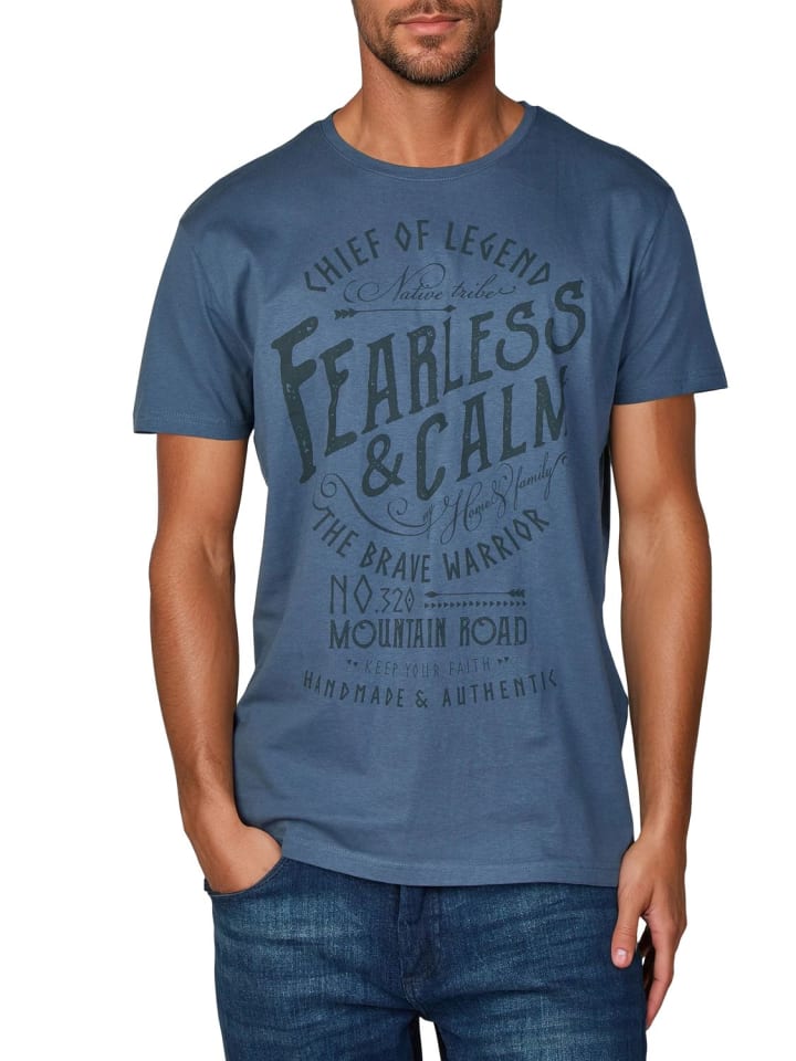 T-Shirt RIVLeon in Blau