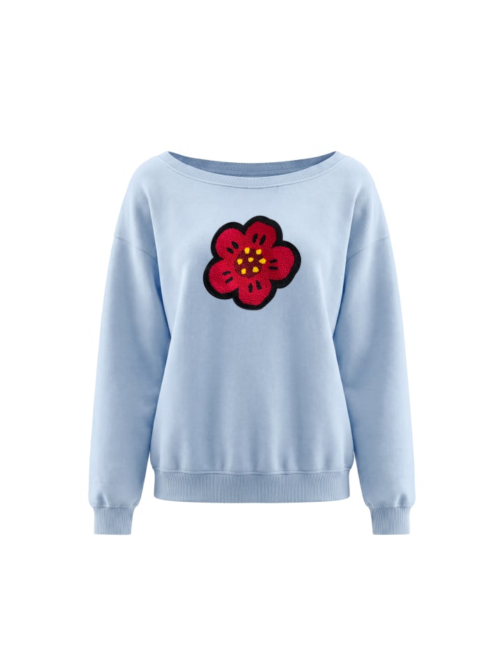 Women Sweatshirt in Light Blue
