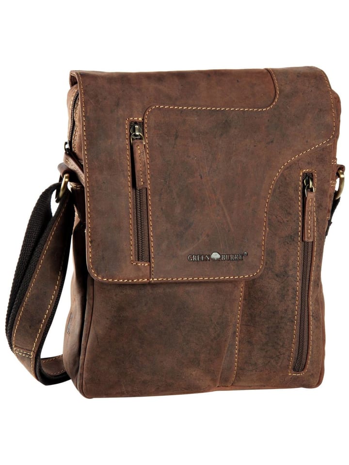 Bodybag Vintage Revolver Bag in Sattelbraun