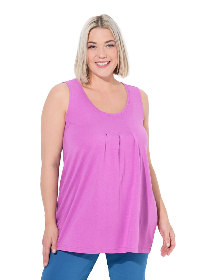 Strick-Top in kühles pink