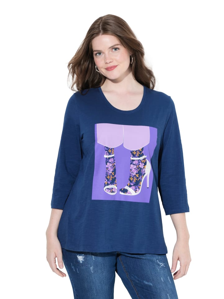 Shirt in dunkelblau