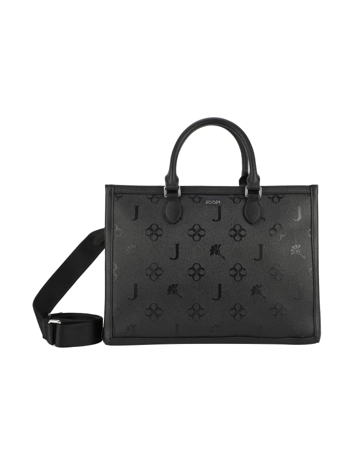 Handtasche 'Decoro Stampa Aurelia in Schwarz 36,00 x 27,50 x 16,50 cm'