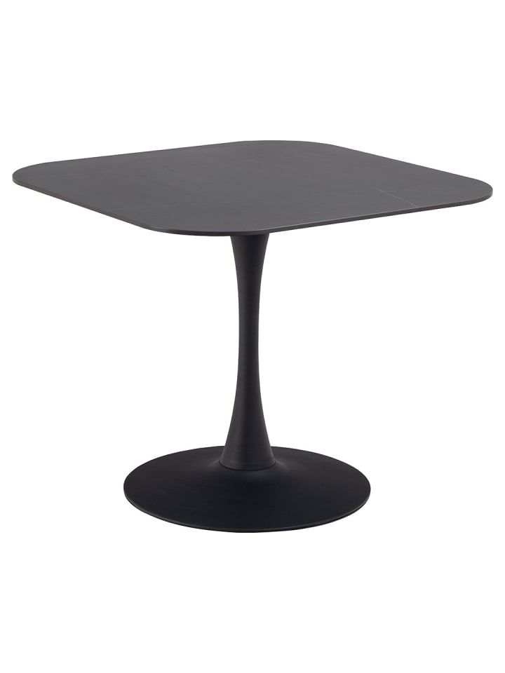 Esstisch Malta Schwarz 90 x 90 cm