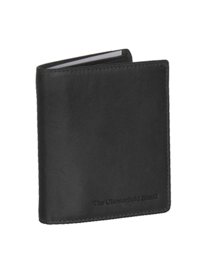 Carl Geldbörse RFID Schutz Leder 8.5 cm black